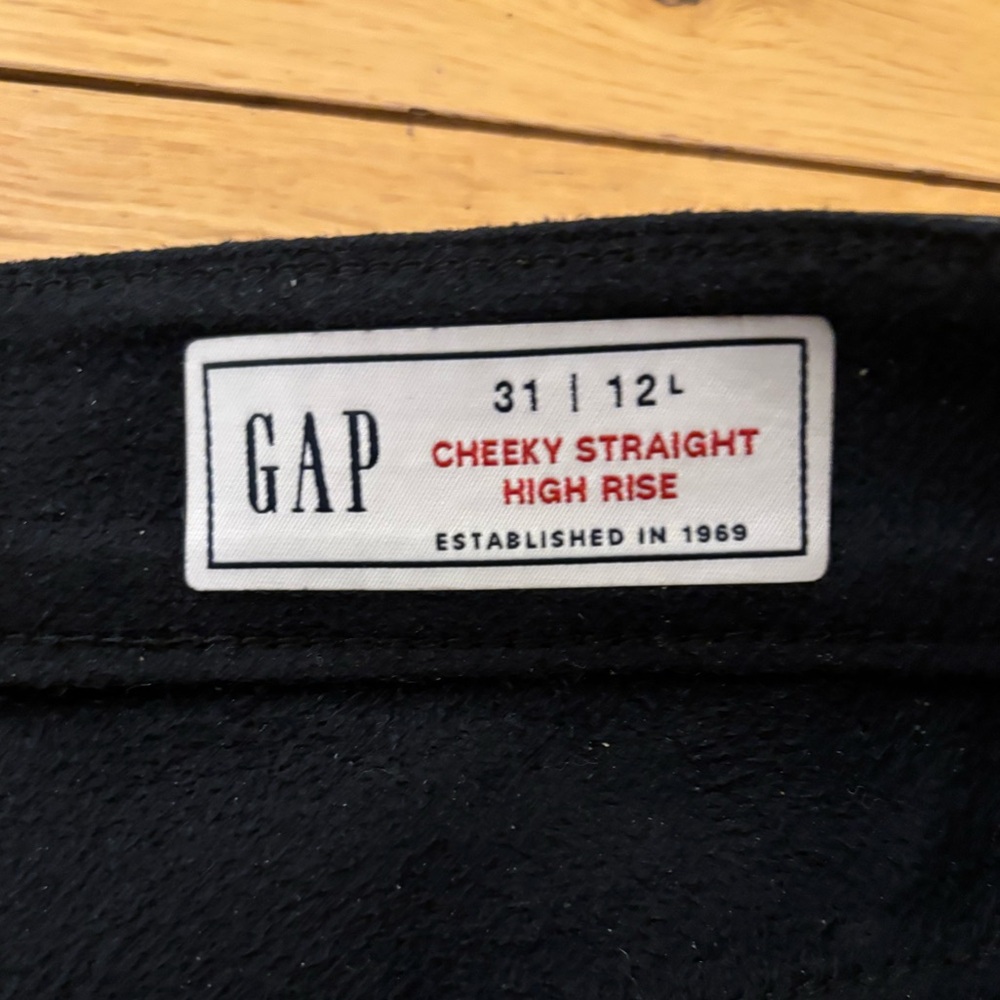 Vegan Leather Straight Leg Pants - Picture 4 of 4